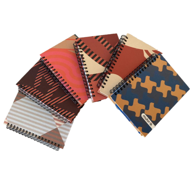 MUHMIK A6 Abstract Hard Cover Spiral Notebooks in Dar Tanzania
