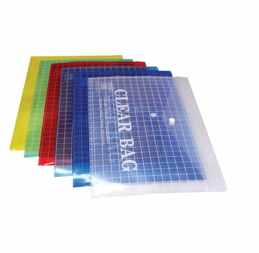 MY CLEAR BAG Transparent A4 Plastic Folder | My clear bag in Dar