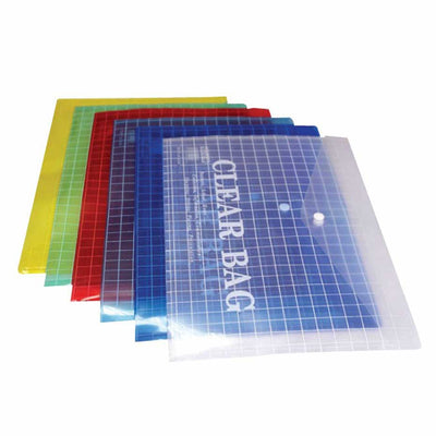 MY CLEAR BAG Transparent A4 Plastic Folder | My clear bag in Dar