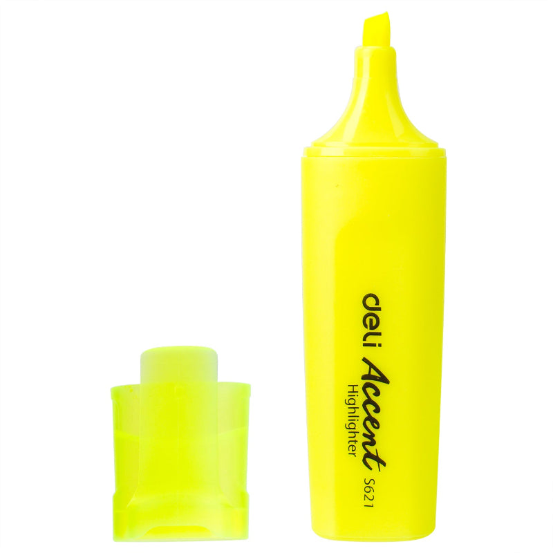 DELI S621 Chisel Tip Yellow Highlighter | Highlighters in Dar Tanzania