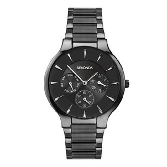 SEKONDA 1487 Men Quartz Ion Plated Multi Dial Watch in Dar Tanzania