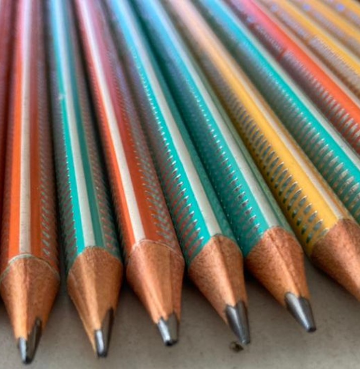 NATARAJ Triga Extra Dark 2B Triangular Pencils | Stationery in Dar