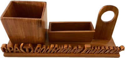 Personalized Wooden Desk Organizer | Desk Organizers in Dar Tanzania
