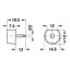HAFELE Plastic Steel Shelf Support | Furniture in Dar Tanzania