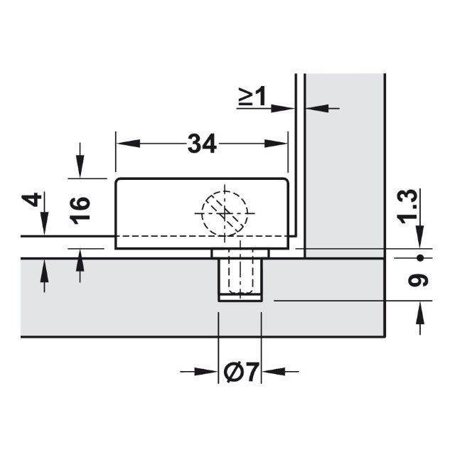 HAFELE Opening Glass Door Hinges | Hinges in Dar Tanzania