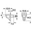 HAFELE 3kg Glass Shelf Support | Shelf Supports In Dar Tanzania