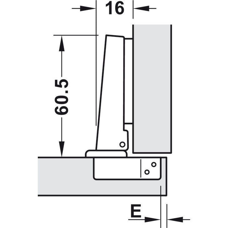 HAFELE Overlay Hinges With Mounting Plate | Hinges in Dar Tanzania 