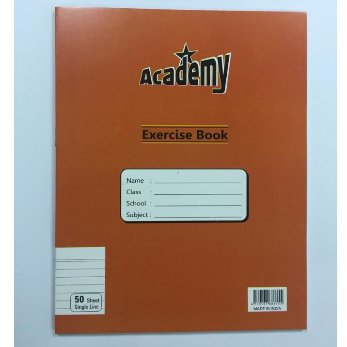 ACADEMY Exercise Book 50 Sheets 6 x 8 Inch | Exercise books in Dar 