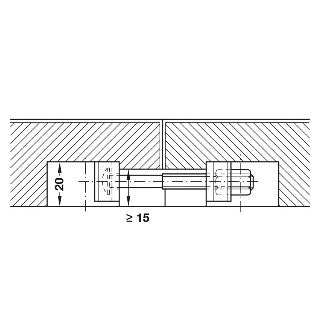 HAFELE Work Top Connector | Furniture Connectors In Dar Tanzania