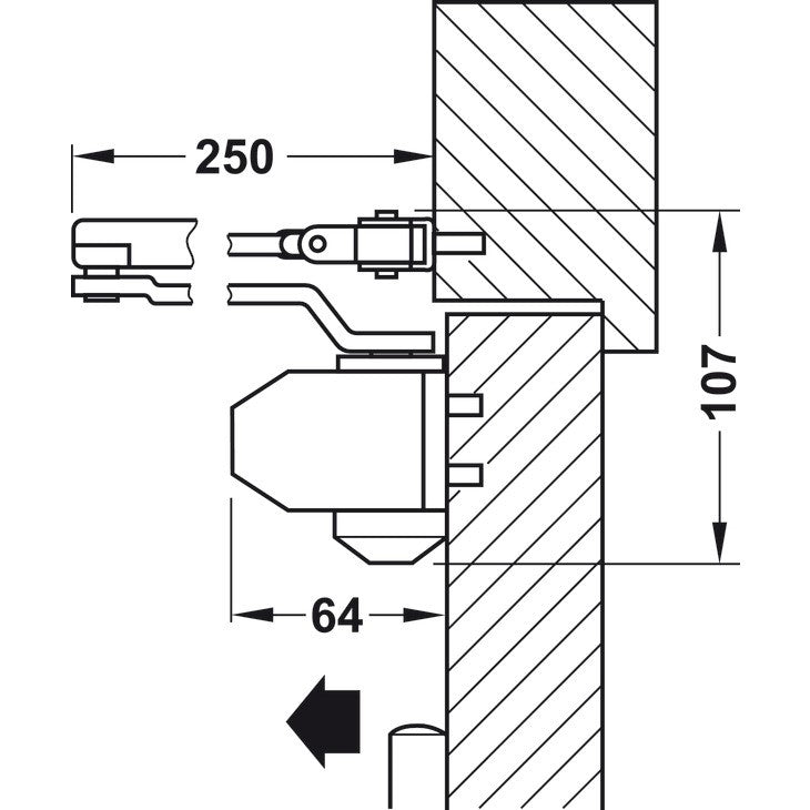HAFELE Overhead Door Closer 93184649 | Door closers in Dar Tanzania