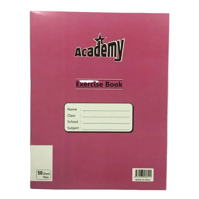 ACADEMY Exercise Book 50 Sheets 6 x 8 Inch | Exercise books in Dar 