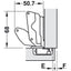 HAFELE Full Overlay Hinge with Plate | Hinges in Dar Tanzania