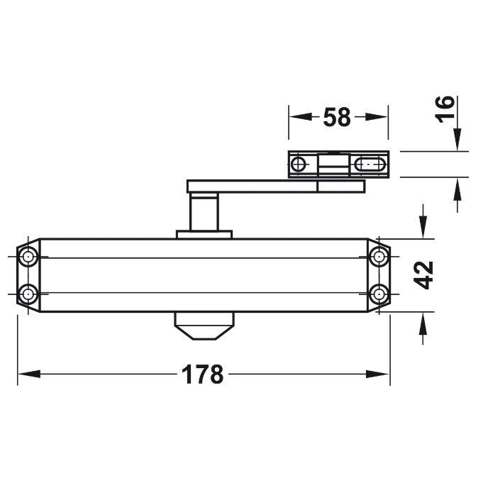 HAFELE Overhead Door Closer 93184649 | Door closers in Dar Tanzania