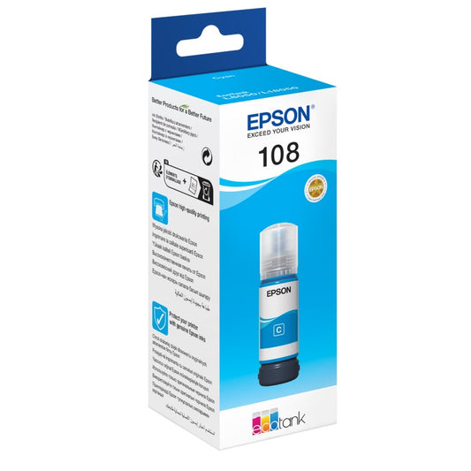 EPSON 108 Cyan Ink Bottle | Epson Ink Bottles in Dar Tanzania