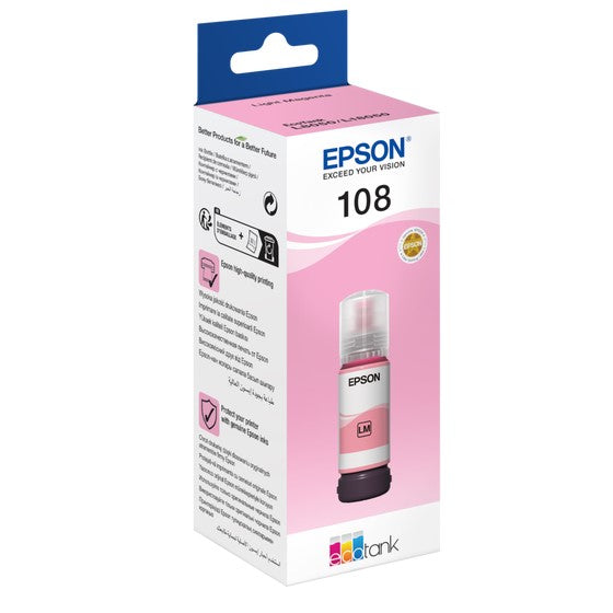 EPSON 108 Light Magenta Ink Bottle | Epson Ink Bottles in Dar Tanzania