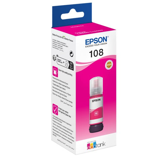 EPSON 108 Magenta Ink Bottle | Epson Ink Bottles in Dar Tanzania