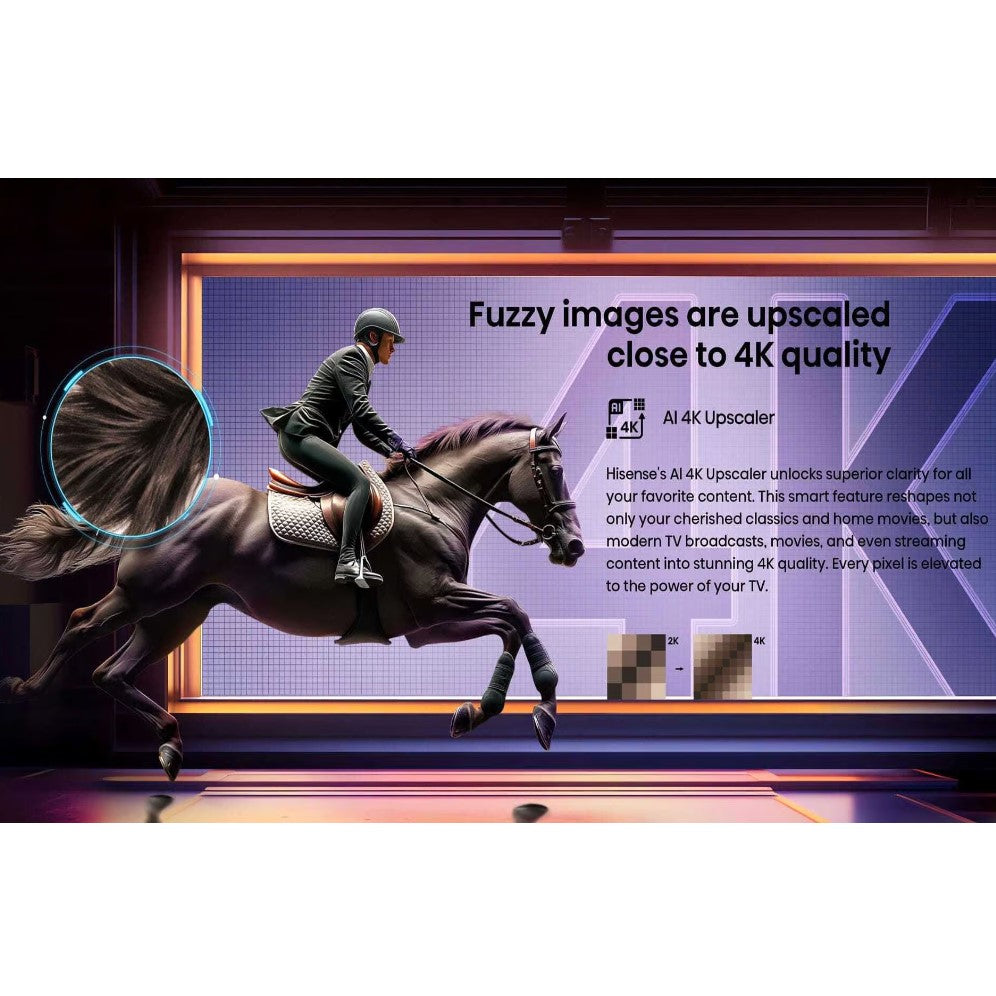 HISENSE Q7Q Series, 100 Inch QLED, VIDAA Smart, 4K, Gaming TV 100Q7Q