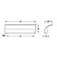 HAFELE Bar Cabinet Handle 11056940 | Furniture Handles in Dar Tanzania