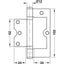 HAFELE Flush Butt Hinge Door 60kg | Door Hinges in Dar Tanzania
