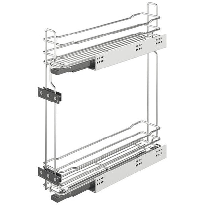 Hafele Shelf Rails HAFELE Narrow Cabinet Base Unit Internal Pull Out Rail Shelf 54937200 ...