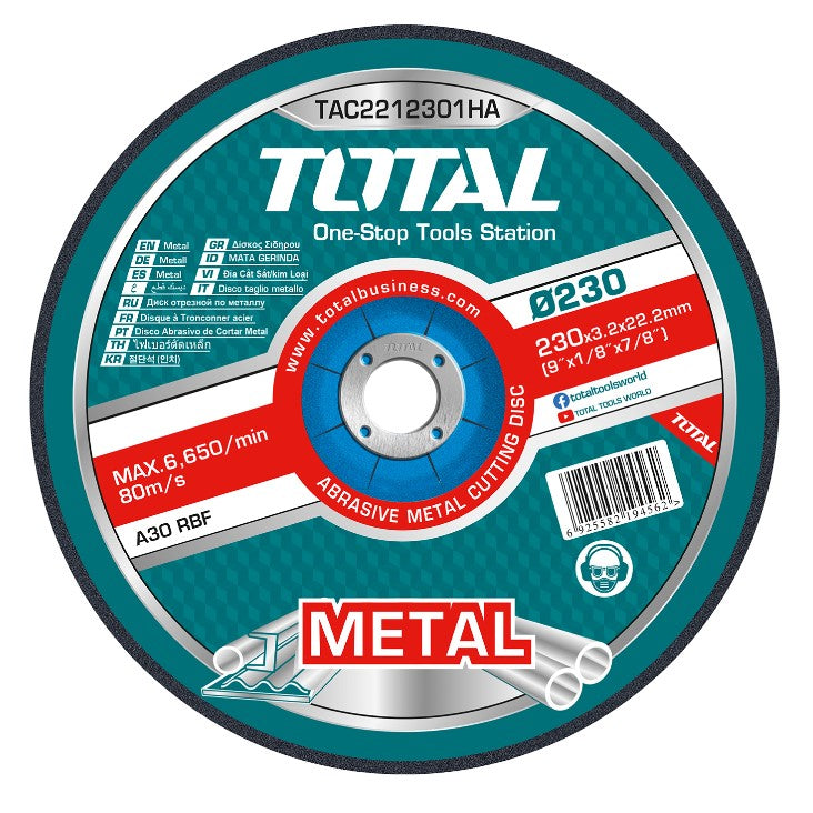 TOTAL Metal Cutting Disc 230mm TAC2212301HA | TOTAL Tanzania