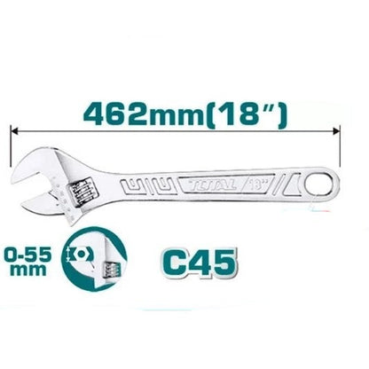 TOTAL 18 Inch Adjustable Wrench THT1010183 | Wrench in Dar Tanzania