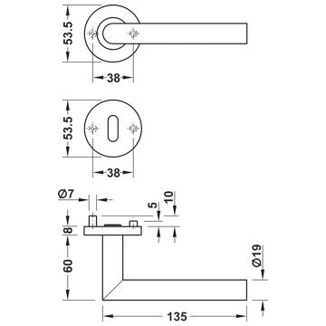 Hafele Profile cylinder 91659007 | Profile cylinder in Dar Tanzania