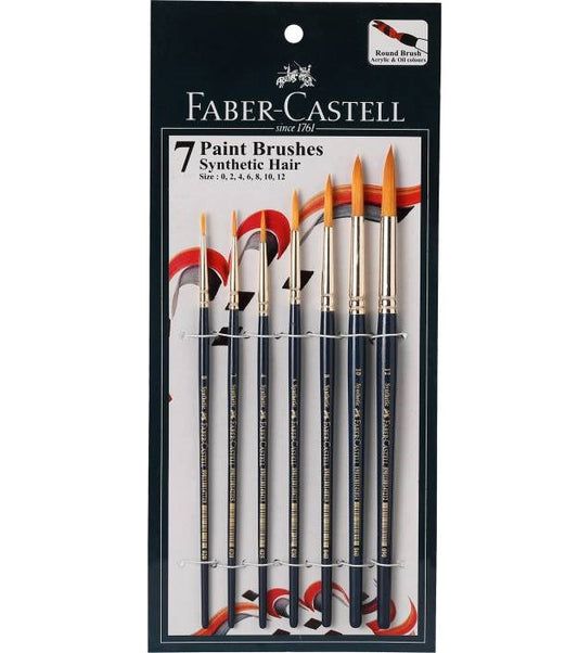 FABER CASTELL 7pc Round Paint Brush | Paint Brushes in Dar Tanzania