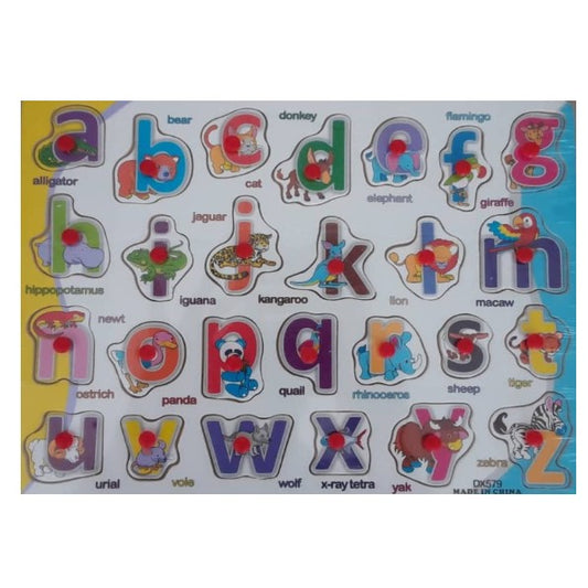 Coloured Wooden Alphabets | Educational Wooden Toys in Dar