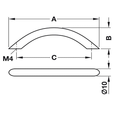 HAFELE Furniture Handle 11731252 | Cupboard handles in Dar Tanzania