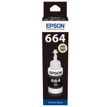 EPSON T664 Black Ink Bottle 70ml | Epson Ink in Dar Tanzania