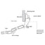 HAFELE Opening Angle Folding Door Hinge 150D 3439700