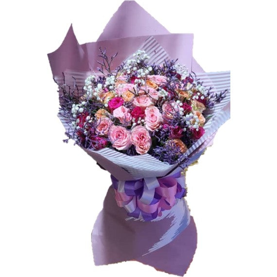 Spring 45cm Flower Bouquet | Fresh Flower bouquets in Dar Tanzania