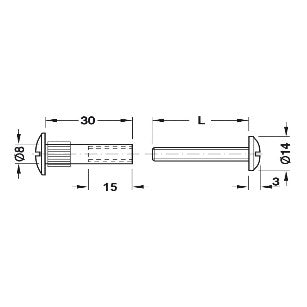 HAFELE Connectors Screw Metal | Furniture Fittings in Dar Tanzania