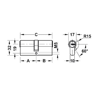 Hafele Door Handle Set 90492100 | Door handles in Dar Tanzania