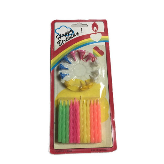 Mini Birthday Candles with stand | Party Supplies in Dar Tanzania