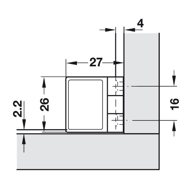 HAFELE Angle Glass Door Hinges | Hinges in Dar Tanzania