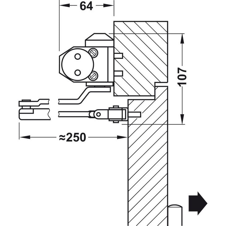 HAFELE Overhead Door Closer 93184649 | Door closers in Dar Tanzania