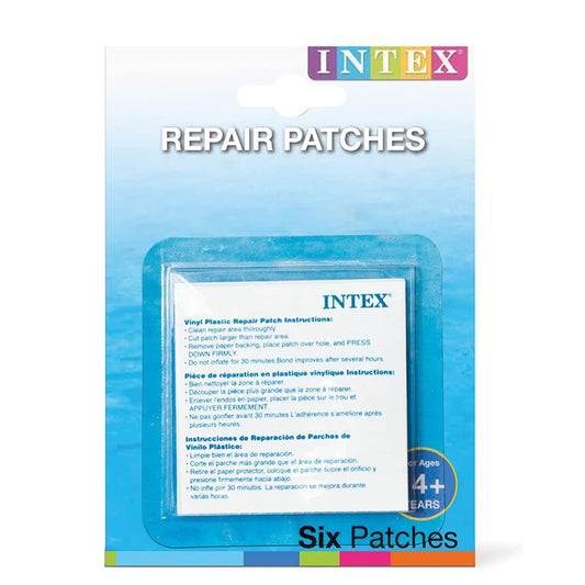 INTEX 6pc Repair Patches 59631 | Repair patches for inflatables