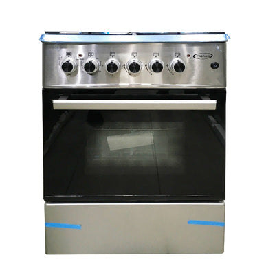 Venus vc6631 58x58cm Oven 3 Gas Burners 1 Electric Plate Cooker