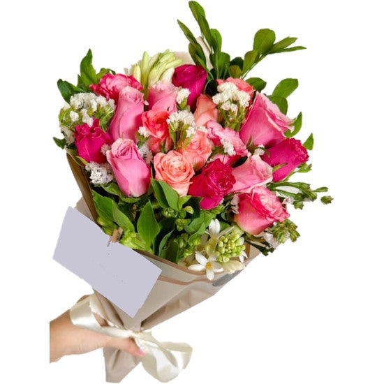 Summer Pink Flower Bouquet | Fresh Flower bouquets in Dar Tanzania