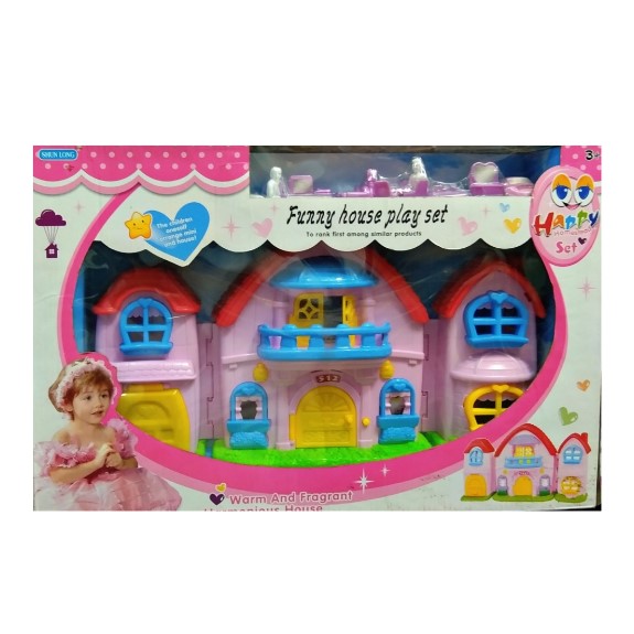 Funny House Pink Play Set