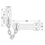 HAFELE Door Security Chain | Door stoppers in Dar Tanzania