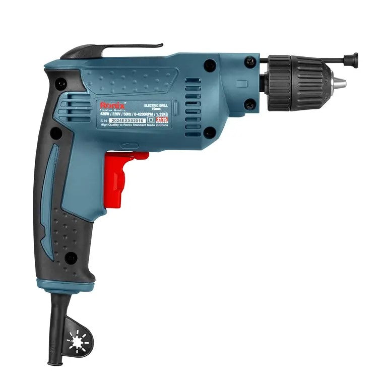RONIX 420 Watts, Keyless-Chuck, 4200Rpm Corded Electric Drill 2115