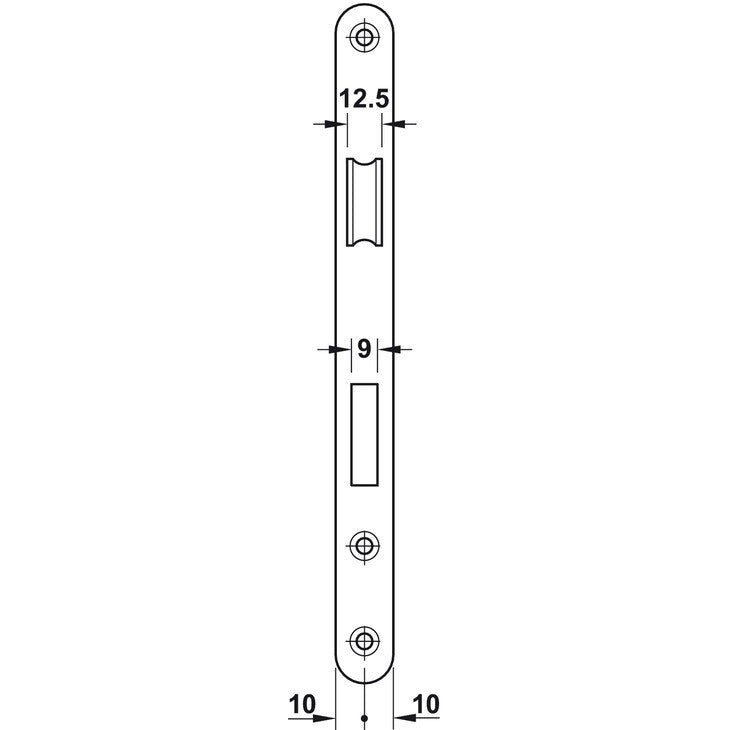 HAFELE Door Handle Set 90392686 LDH 2180