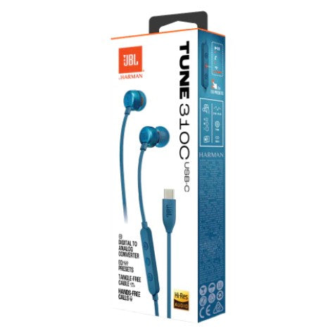 JBL TUNE 310C Wired, type-c In-Ear Headphones in Dar Tanzania