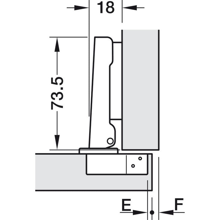 HAFELE Soft Closing Hinge Mounting Plate | Hinges in Dar Tanzania