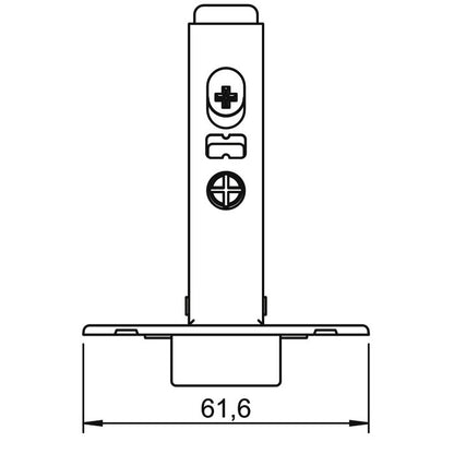 HAFELE Soft Closing Hinge Mounting Plate | Hinges in Dar Tanzania