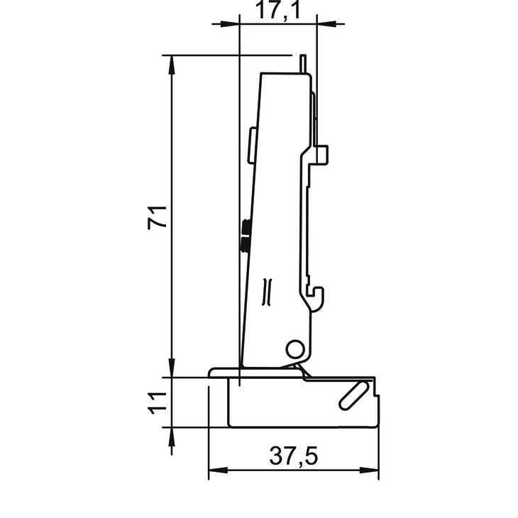 HAFELE Soft Closing Hinge Mounting Plate | Hinges in Dar Tanzania