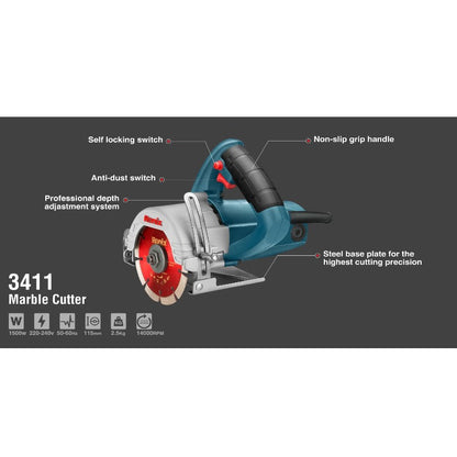 1500w, 115mm, 14000rpm, 3411 RONIX Marble Cutter in Tanzania